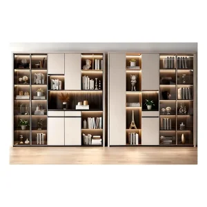 Modern style Home Office Bookshelf Factory Direct Sales Whole house Customization Eco Friendly ENF Space Saving Durable Wood