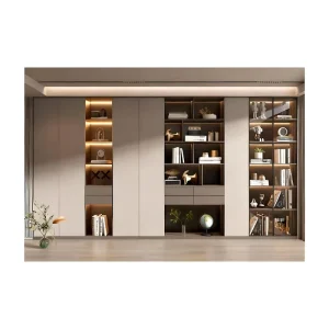Modern style Home Office Bookshelf Portable Eco Friendly Wood Furniture with Customization Factory Direct Sales