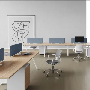 Modular 4 6 Seater People Workstation Office Furniture Desk Table Coworking Spaces Open Staff Workstations