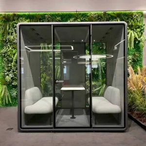 Modular Call Pod Acoustic Sound Booth Soundproof Cabin for Library School Mall Corporate Office Phone Booth Pod
