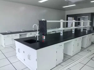 Modular Combination Laboratory Bench All Steel Island Bench for Central Lab