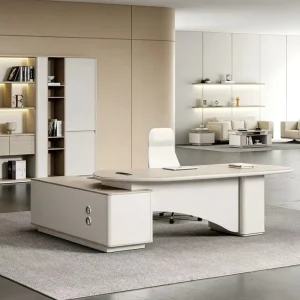 Modular Commercial Furniture L Shape Corner Home Office Furniture CEO Manager Desk Eco Friendly Executive Office Desk Table