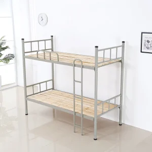 Modular Dormitory Metal Bed Staff Steel Frame Bed Frame Construction Site Workers Thickened Steel Bunk Bed