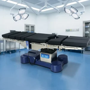Modular Electric Operating Table HE 608 T Interchangeable Head Leg Plates Double Joint for Multi Specialty Surgery