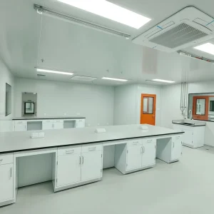 Modular Lab Furniture Bench Metal Workstation for Hospitals University School Optimized Space Solution