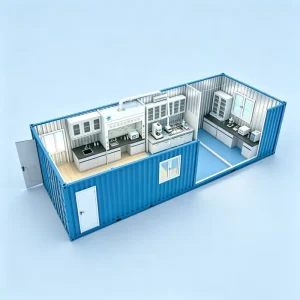 Modular Lab Furniture Container Bio Safety Laboratony for Water Air Soil Testing