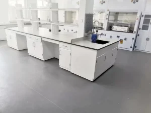 Modular Lab Furniture Workstation Customized Laboratory Furniture Testing Table Steel Lab Workbench with Accessories