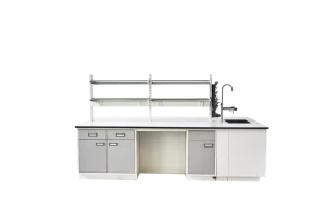 Modular Lab Furniture Workstation Customized Laboratory Furniture Testing Table Steel Lab Workbench with Accessories