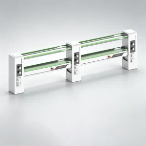 Modular Laboratory Side Bench Reagent Rack Double Layer Glass Shelf Chemical Storage System for School Research Labs