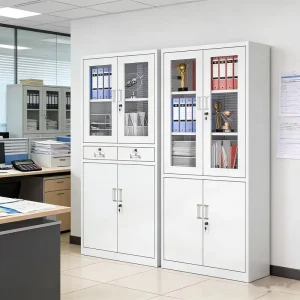 Modular Metal Filing Cabinet Secure Lock Large Capacity Durable Storage Organizer for Accounting Office Furniture