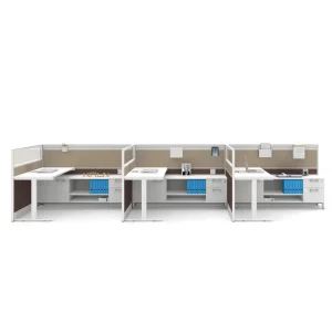 Modular Modern Aluminum Cubicle Workstation Desk Set Home Office Hospital School Outdoor Use Office Partitions Sound Absorption