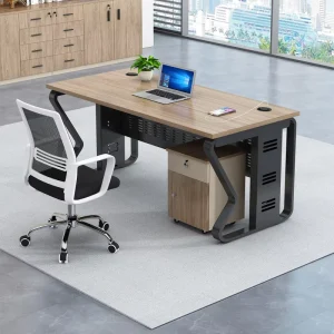 Modular Modern Ergonomic Wooden Home Office Workstation Height Adjustable Stand Table Electric Lift Furniture Computer Desk Boss