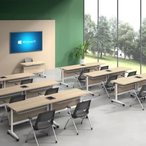 Modular Movable Splicing Training Table for School and Meeting Convertible and Extendable Modern Design Style