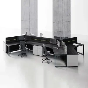 Modular Office Desk Executive Work Desk Workstation Wooden Office Table Set