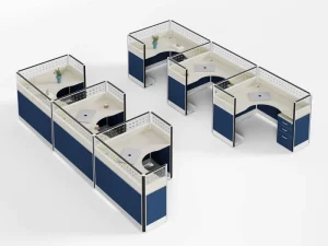 Modular Office Furniture Cubicle Partition Screen Workstation Desk Executive Ergonomic Modern Office Desk Workstation