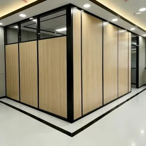 Modular Office Furniture Glass Customized Aluminium Office Cubicle Glass Partition Wall for Office