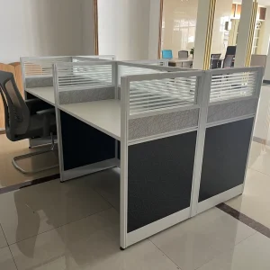 Modular Office Partition Call Center 2 4 6 People Desk Modern Office Cubicle Workstation