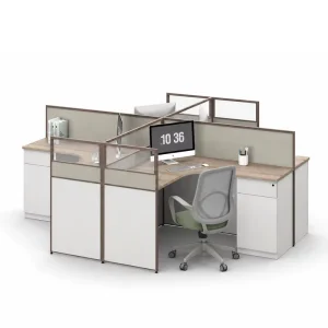 Modular Office Workstation Cubicles 4/6 Person Desks Workstation Partitions Employee Desk Furniture Partitions 2-12 Person Seats