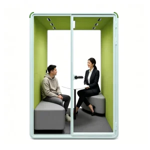 Modular Silent Pod Soundproof Meeting Booth Acoustic Cabin for Library School Mall Shopping Mall Company Public Pod