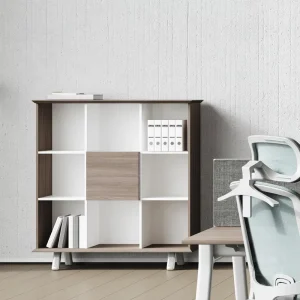 Modular Solid Wood Filing Cabinets and Bookshelves Durable Modern Office Furniture Lockable Drawers Suitable for Offices
