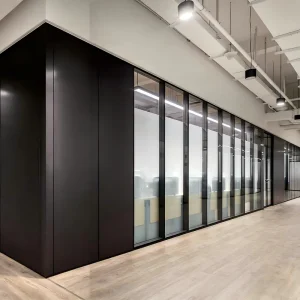 Modular Soundproof Glass Office Partitions with Aluminum Frame for Hospital and Commercial Use