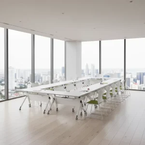 Modular Table Modern Conference Table MeetingTable Meeting Room Office Desk Space Saving School Office Table