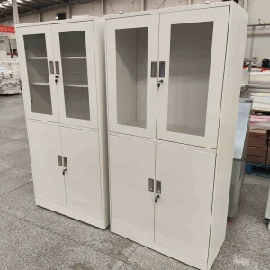 Moisture proof Ventilated Lab Storage Cabinet Matte White Powder Coated Steel Reagent Cupboard with Air Port