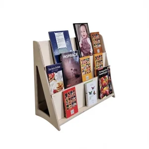 Montessori Wood Bookshelf Three-Layer Detachable Design Kids Book Magazine Rack Customizable Factory for Home Library Storage