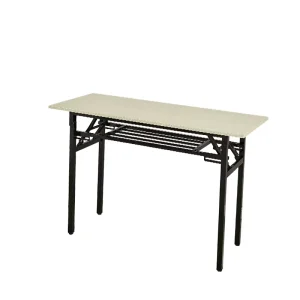 Moon Modern Double Layer Folding Table Outdoor Training Learning Homework Metal Adjustable Feet Double Spring Design