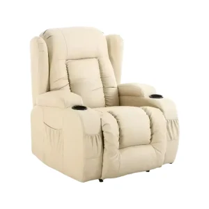 Morden Power Leather Swivel Recliner Sofa Lift Chair Home Theater Electric Massage