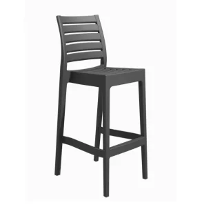 Morden Stackable Plastic Bar Stools Commercial Bar Furniture PP High Bar Chairs For Bar Cafe