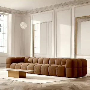 Morden Stylish Comfortable Sofa Sectional U-Shape L-Shape Customized Cloud Sofa for Living Room Apartment