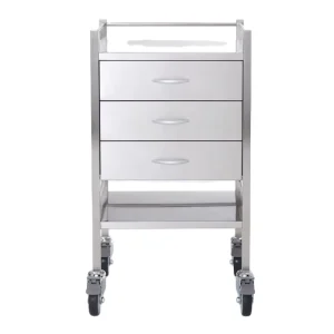 Movable Stainless Steel Hospital Trolley for Clinic