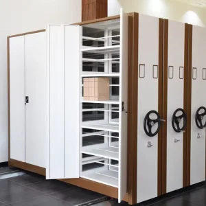 Movable Steel Office Filing Cabinets Intelligent Mobile Storage Shelves Commercial Metal File Cabinets