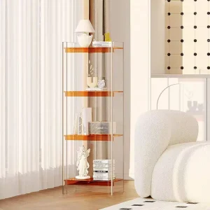 Multi Color Custom Acrylic Dustproof Storage Display Cabinet with Multi Tier Shelf