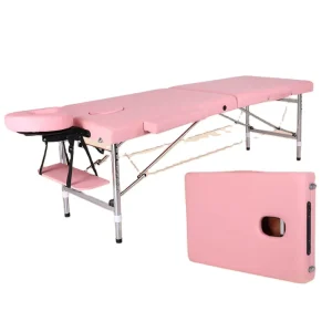 Multi Function Adjustable Foldable Massage Bed Stainless Steel Tube Sponge Beauty Tattoo Clinic Training PU Hotel Outdoor