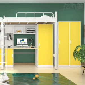 Multi Functional Bunk Bed Combination for Dormitory Hostel Apartment