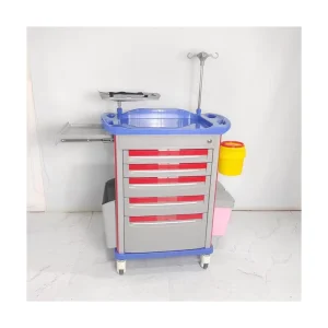 Multi Functional Emergency Ambulance Cart with Anesthesia Drawer and Modern Design