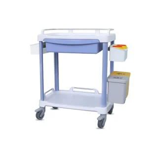 Multi Functional Hospital Medical Trolley Drawer 4 Silent Swivel Wheels Durable Lightweight Cart Nursing Homes Hospitals Trolley