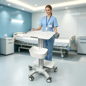 Multi Functional Mobile for Emergency Clinic Hospital Treatment Ultrasound Medical Trolley Cart
