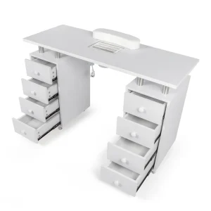 Multi Functional Nail Salon Table Portable Manicure Table Nail Desk Workstation Table Beauty Salon Furniture