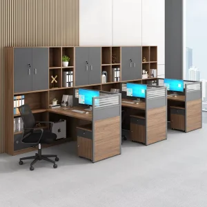 Multi Functional Office Workstation with Storage Cabinets Foldable Rest Bed Ergonomic Office Desk