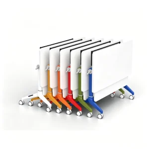 Multi Functional Training Meeting Table Foldable Combination Movable Long Table Customizable Desk Modern New Type Colored