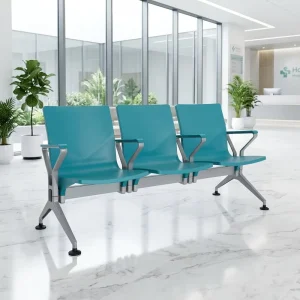 Multi Person Metal Modern Adjustable Comfortable Commercial Waiting Chairs for Airport Hospital School Use
