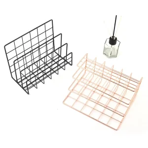 Multi-Purpose Desk Organize Book Stand Storage Book Rack File Holder 4 Slot Magazine Holder
