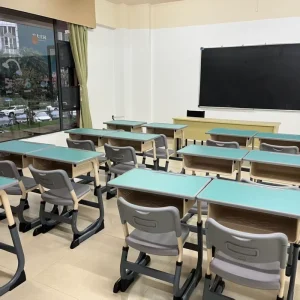 Multi Purpose Metal School Desk with Waterproof Surface Durable Eco Friendly Height Adjustable for Study Work Crafting