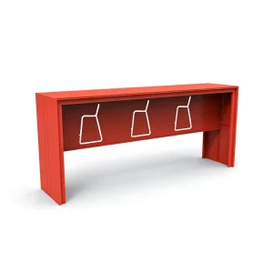 Multi Scenario Use Custom Outdoor Indoor Furniture Rectangular High Table bar Counter Table with Waterproof Aluminum Frame