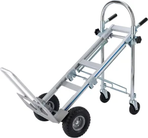 Multi function Heavy Duty Industrial Folding Luggage Trolley with Handle Available at Airport Hotel 3 in 1 Aluminum Hand Truck