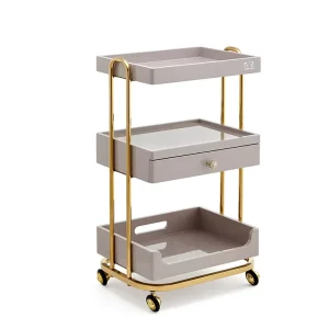 Multi functional Beauty Salon Furniture Beauty Cart Shelf Mobile Beauty Spa Trolley