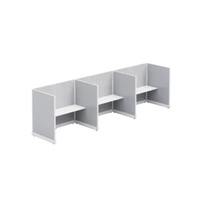 Multi functional Privacy Pods Extendable Modern Workstation Link Desk Cubicle System for Telemarketing Office